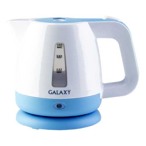 Чайник электрический Galaxy GL 0223 White/Blue в Технопарк