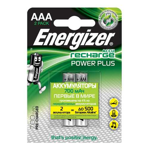 Аккумуляторная батарея Energizer POWER PLUS 2 шт в Технопарк