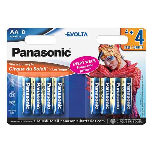 Батарейка Panasonic Evolta LR6EGE/8B4FCDS 8 шт в Технопарк