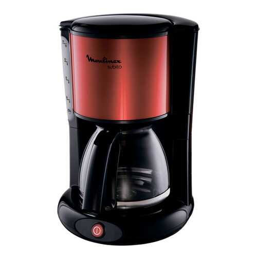 Кофеварка капельного типа Moulinex Subito Red/Black в Технопарк