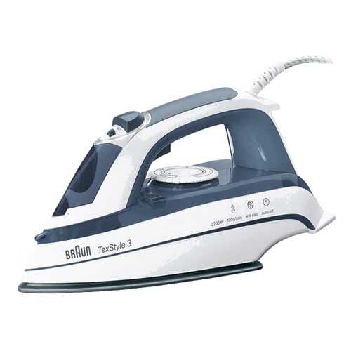 Утюг Braun TexStyle 3 TS 375 A White/Grey в Технопарк