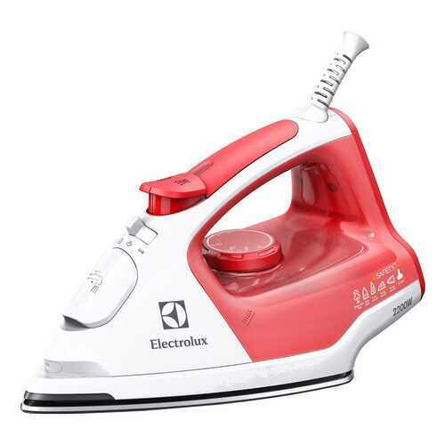 Утюг Electrolux 3 Safety Plus EDB5210 White/Red в Технопарк