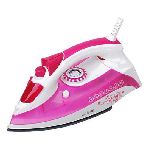 Утюг Gelberk GL-707 White/Pink в Технопарк