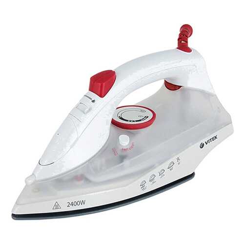 Утюг VITEK VT-1234 White/Red в Технопарк