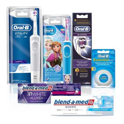 Электрическая зубная щетка Braun Oral-B Family Pack в Технопарк