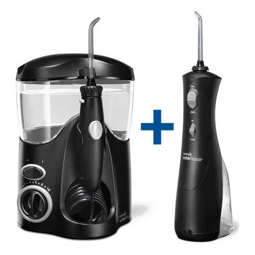 Ирригатор Waterpik WP-112 + Waterpik WP-462 Black в Технопарк