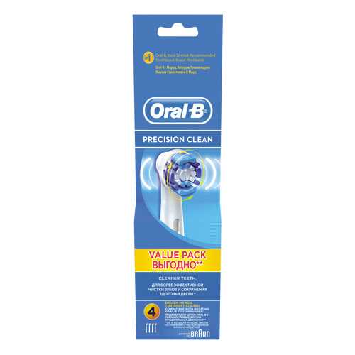 Насадка для зубной щетки Braun Oral-B EB-20 Precision Clean 4 шт в Технопарк