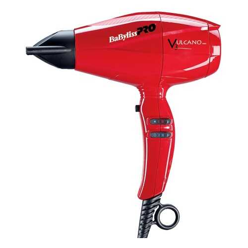 Фен Babyliss Pro Vulcano Ionic BAB6180IRE Red в Технопарк