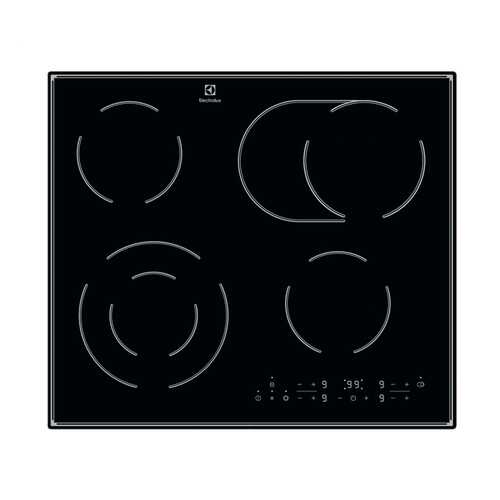 Встраиваемая варочная панель электрическая Electrolux CPE644RCC Black в Технопарк