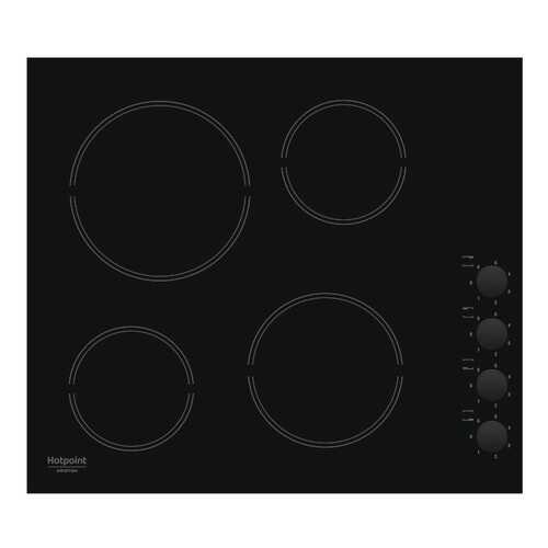 Встраиваемая варочная панель электрическая Hotpoint-Ariston HR 629 C Black в Технопарк