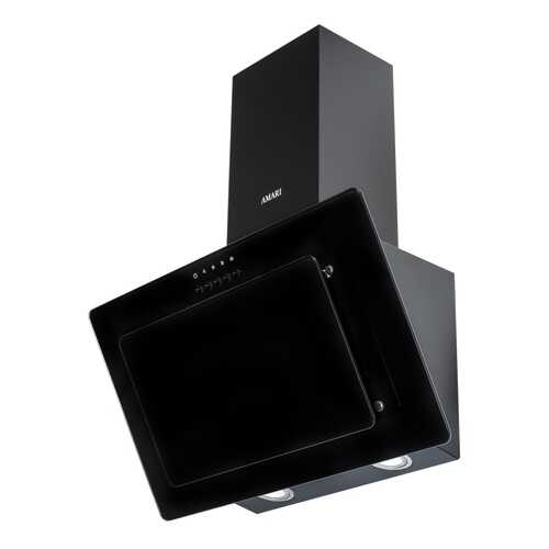 Вытяжка наклонная Amari Vero black glass 50 в Технопарк